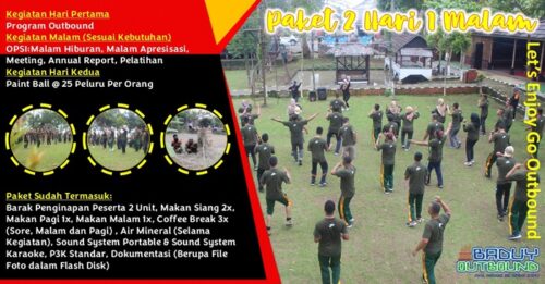 Paket Outbound 2 Hari 1 Malam - Image 3